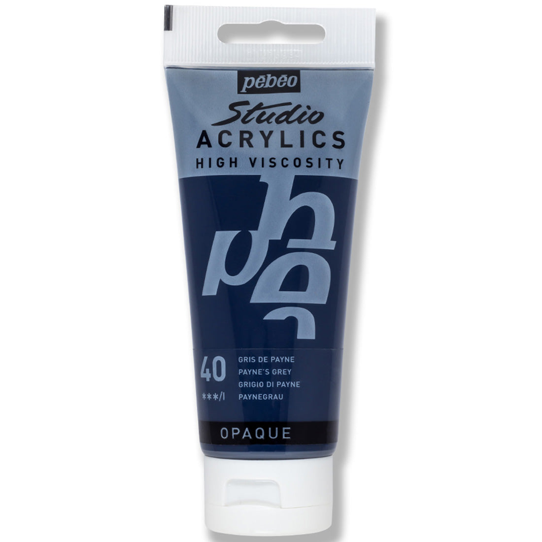 Pebeo Studio Payne's Grey 100 ml Akrilik Boya - Sanatsal Resim ve Hobi Boyası