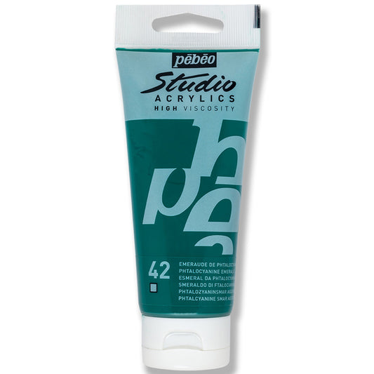 Pebeo Studio Phthocyanine Green 100 ml Akrilik Boya - Sanat, Hobi ve Tuval Boyası