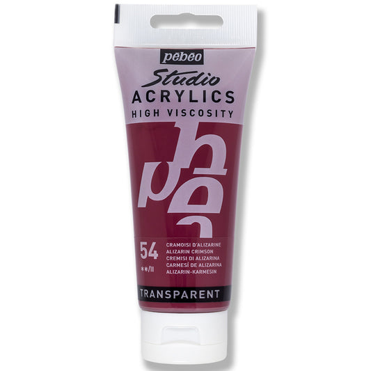 Pebeo Studio Alizarin Kırmızısı 100 ml Akrilik Boya - Sanat, Resim ve Hobi Boyası