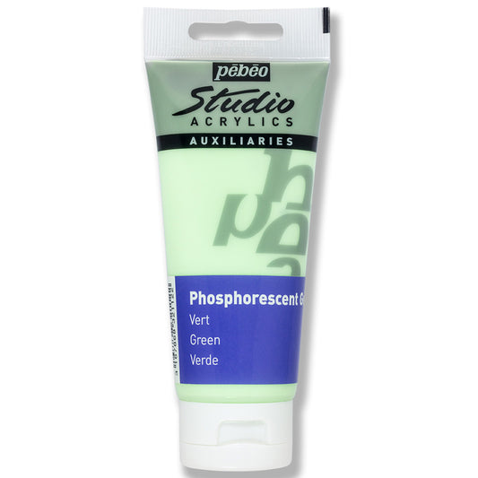 Pebeo Studio Fosforlu Yeşil 100 ml Akrilik Boya - Sanat, Resim ve Hobi Boyası