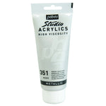 Pebeo Studio Gümüş 100 ml Akrilik Boya - Sanat, Resim ve Hobi Boyası