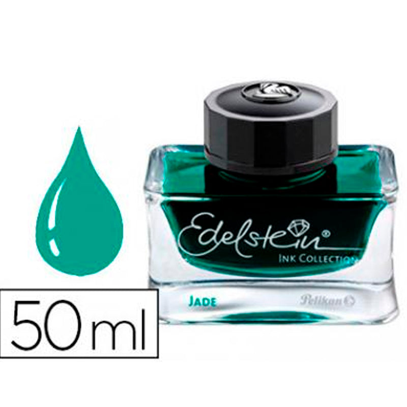 Pelikan Edelstein Jade Açık Yeşil 50 ml Mürekkep - Dolma Kalem ve Yazım İçin Hediyelik Şişe Mürekkep