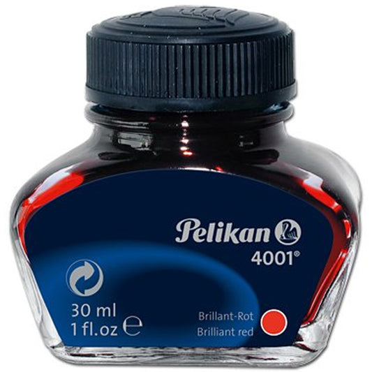 Pelikan Kırmızı Şişe Mürekkep 30 ml - Dolma Kalem, Yazı ve Sanat Mürekkebi