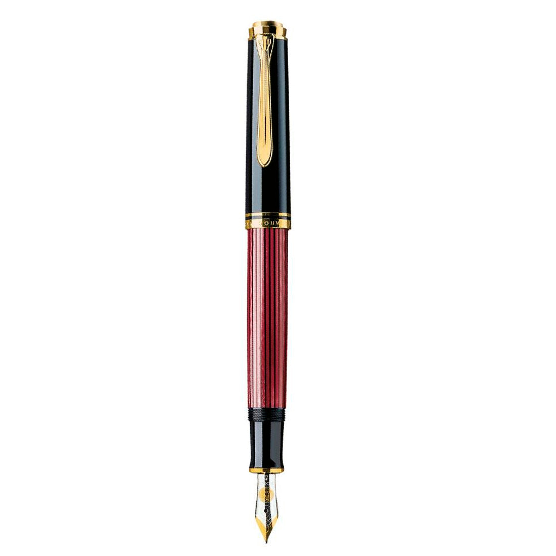 Pelikan Souveran Serisi Bordo Siyah Sedefli Dolma Kalem M400 - İmza, Ofis ve Hediyelik Kalem