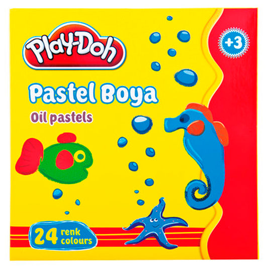 Play Doh 24 Renk Pastel Boya PA004