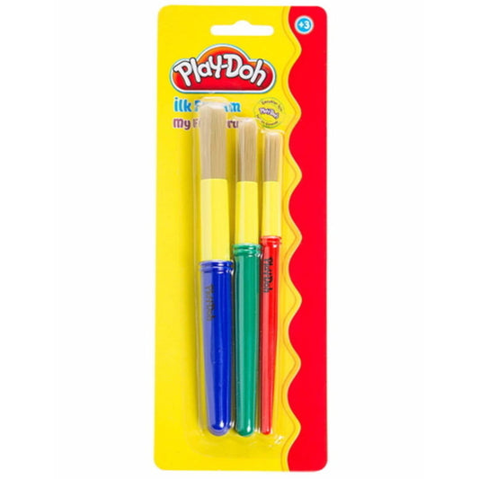 Play-Doh İlk Fırça Setim - Çocuk Resim ve Boyama Fırça Seti