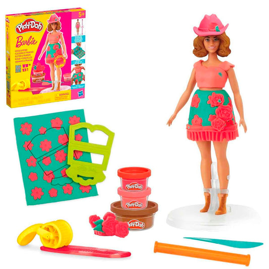 Playdoh Barbie Florals And Fringe G1360