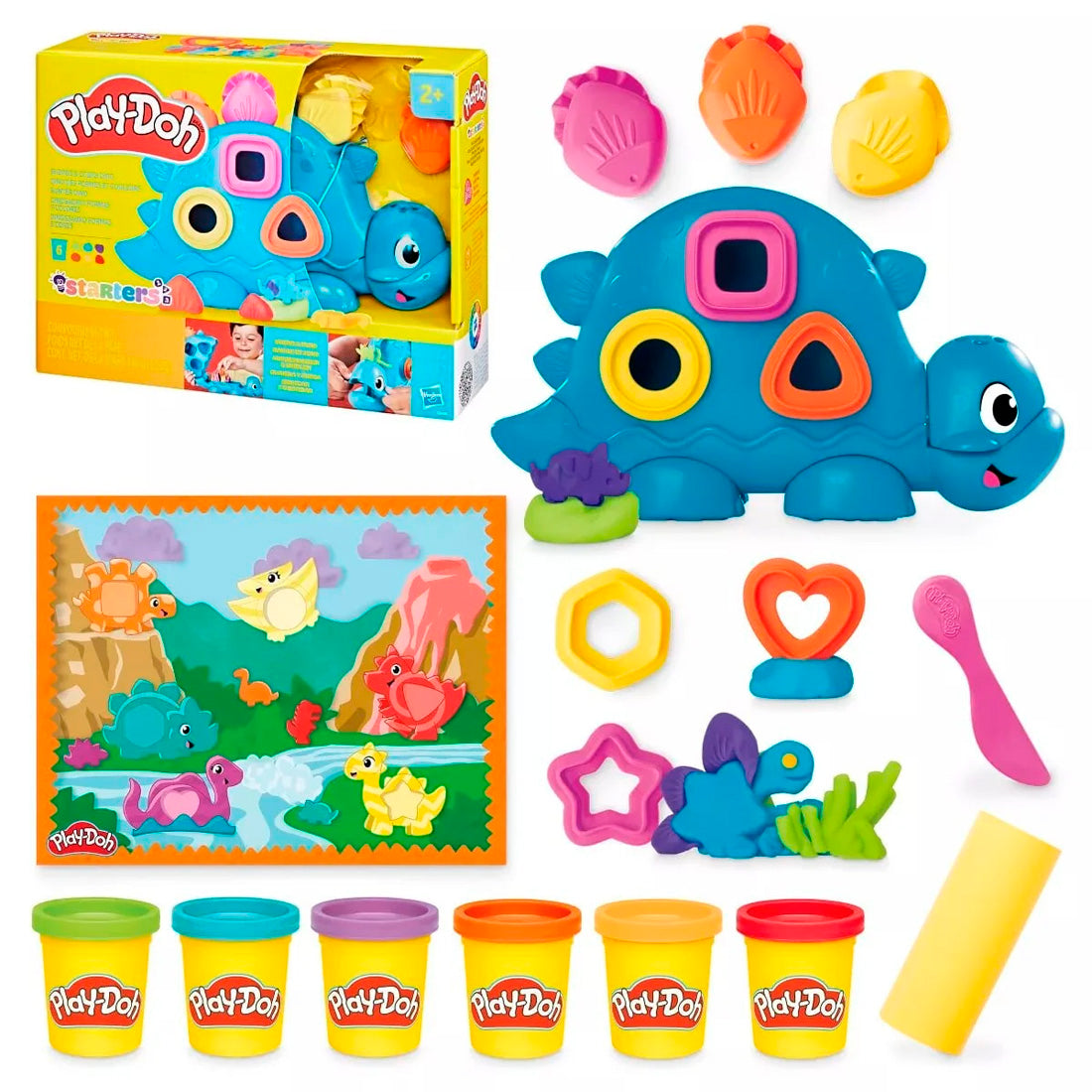 Playdoh Shapen And Colors Dino G0491