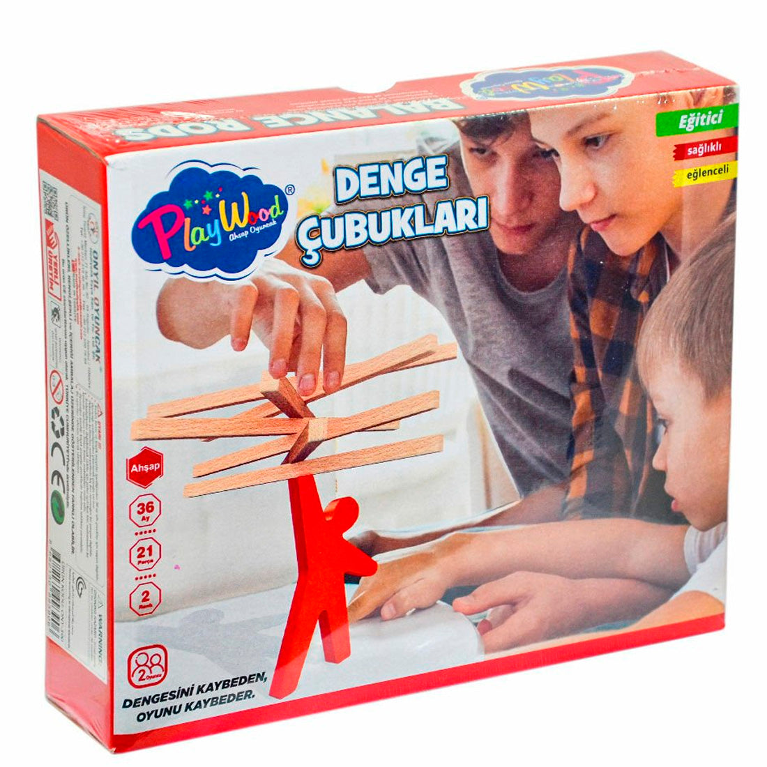 PlayWood Ahşap Denge Çubukları ONY-390