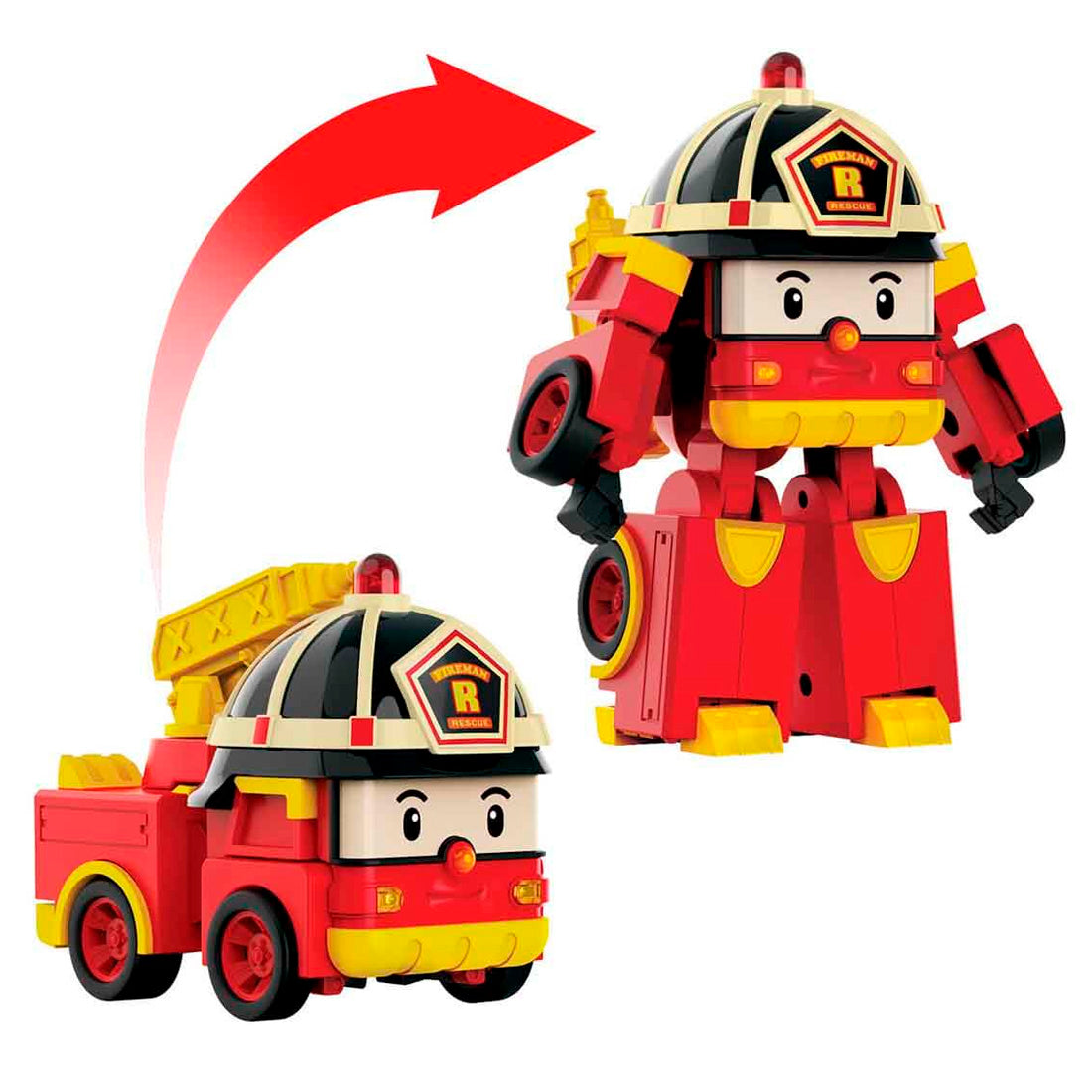 Poli Car By.Transforming Robot Roy Sesli Işıklı Mrt686