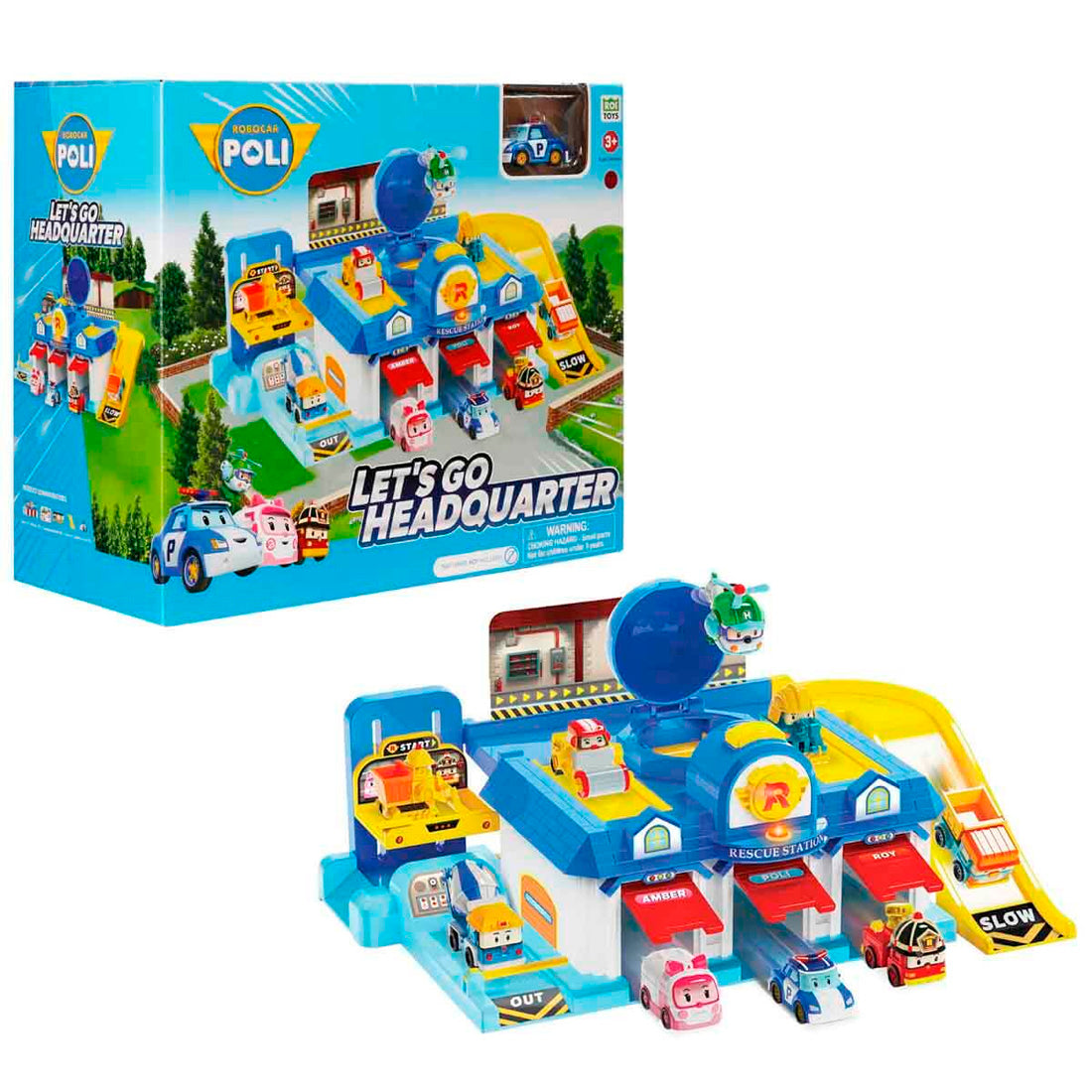 Poli Car Let'S Go Ana Merkez Ve Oy.Set+Poli Mrt664