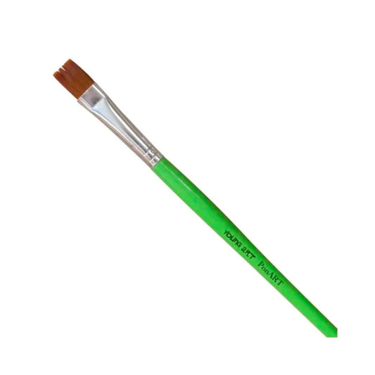 Ponart Düz Sentetik Fırça - Sanat, Resim, Akrilik ve Yağlı Boya Fırçası