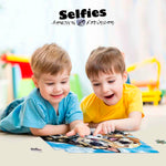 Prime 3D Gülen Köpek Selfie 150 Parça Çocuk Puzzle