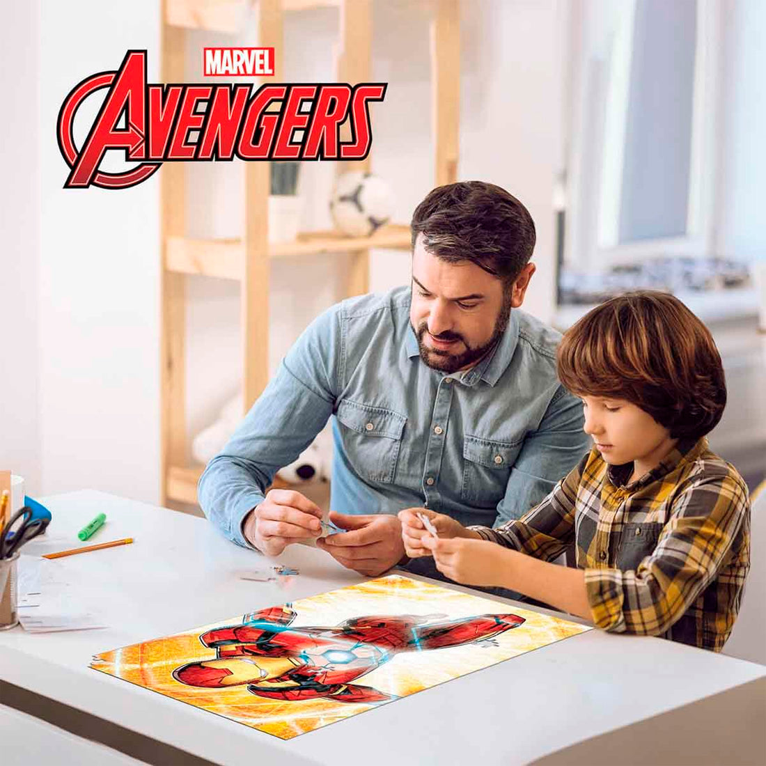 Prime 3D Ironman 300 Parça Çocuk Puzzle Metal Kutu