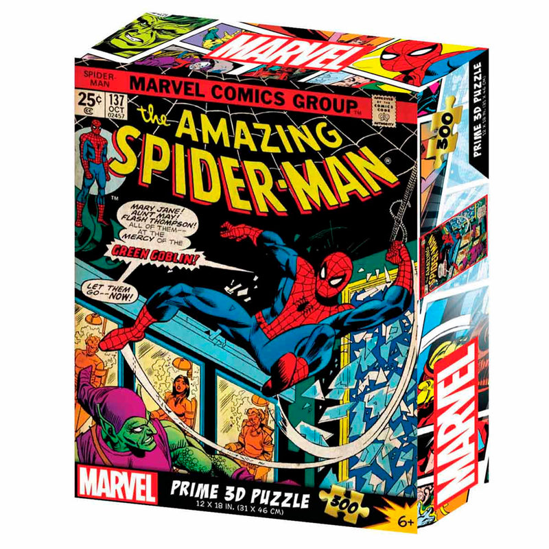 Prime 3D Marvel Comics Spider Man 300 Parça Puzzle PRM/33194