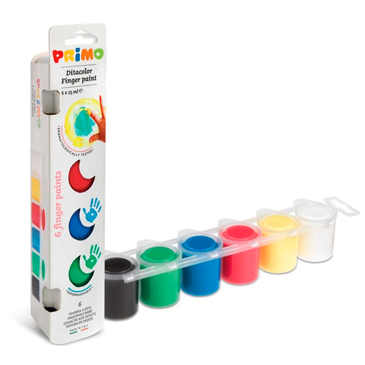 Primo 6x25 Ml. Parlak Parmak Boyası MC-225TD6E