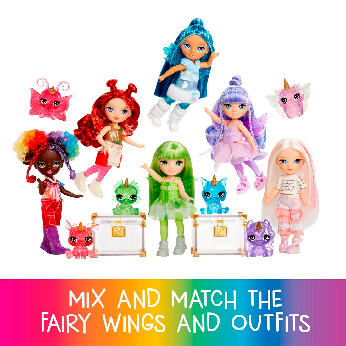Rainbow Gökkuşağı Perisi Bebekleri Amethyst Willow Irh543435