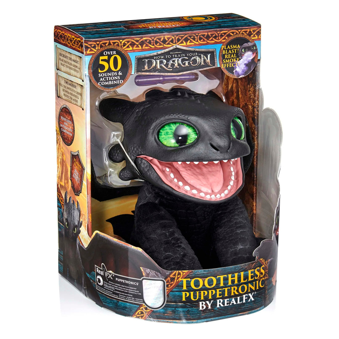 Real Fx Dragon Dişsiz Elektronik Kukla 30 Cm Httyd-1001