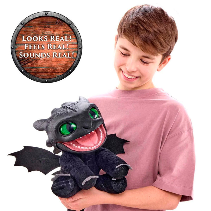 Real Fx Dragon Dişsiz Elektronik Kukla 30 Cm Httyd-1001