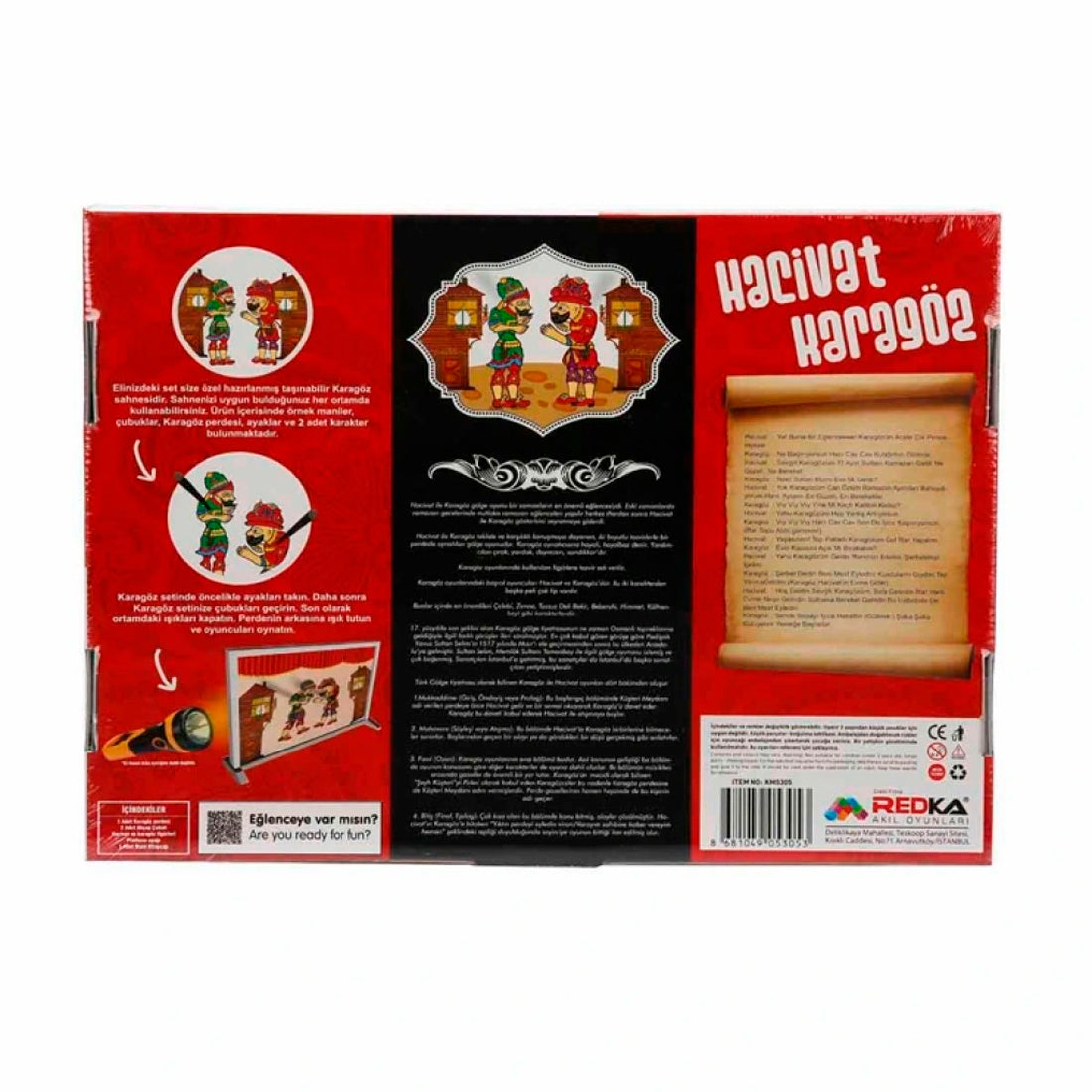 Redka Hacivat Karagöz Gölge Sahne Oyunu KM5305