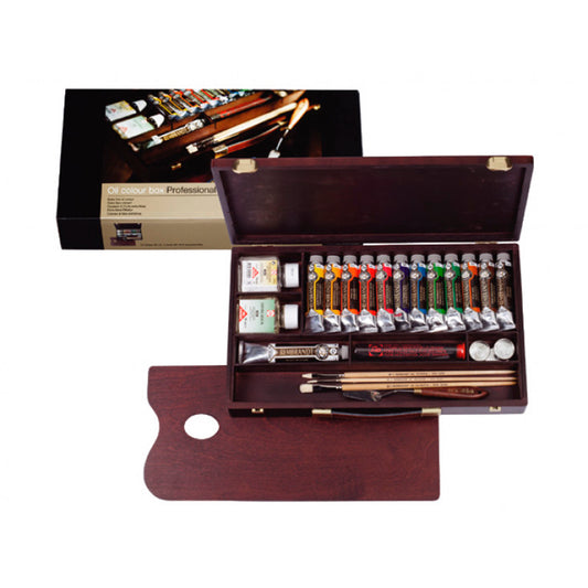 Rembrandt Professional Ahşap Kutu Yağlı Boya Takımı - Profesyonel Sanatçı ve Resim Malzemeleri