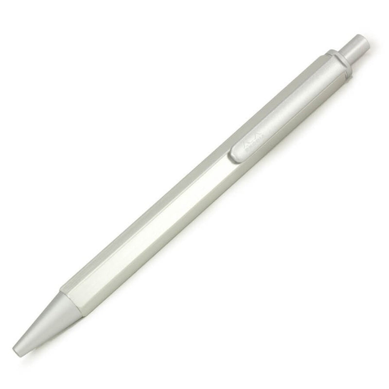 Rhodia 0,7 Mm Gümüş Renk Hexagonal Alüminyum Gövde Tükenmez Kalem - İmza, Ofis ve Hediyelik Kalemi