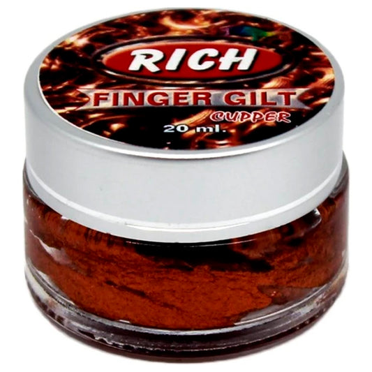 Rich Finger Gilt Bakır 20 ml Parmak Yaldız Boyası - Hobi, Sanat ve Dekoratif Efekt Boyası