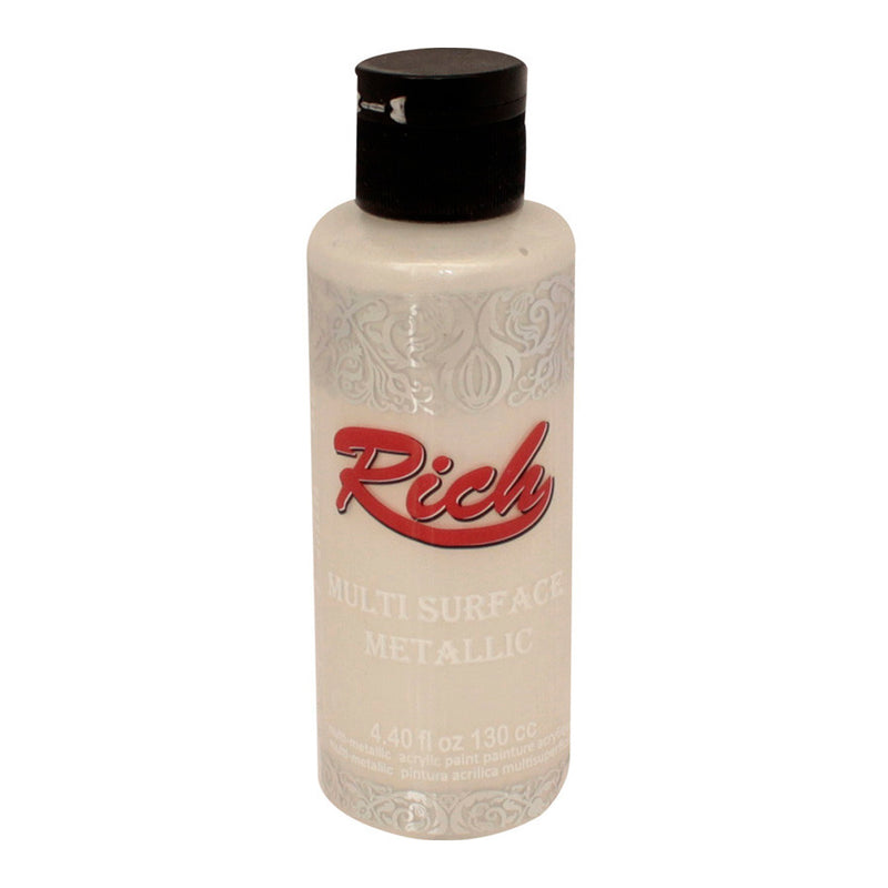 Rich İnci 120 Cc Multi Surface Metalik Boya - Hobi, Dekorasyon ve Sanatsal Projeler İçin Akrilik Boya