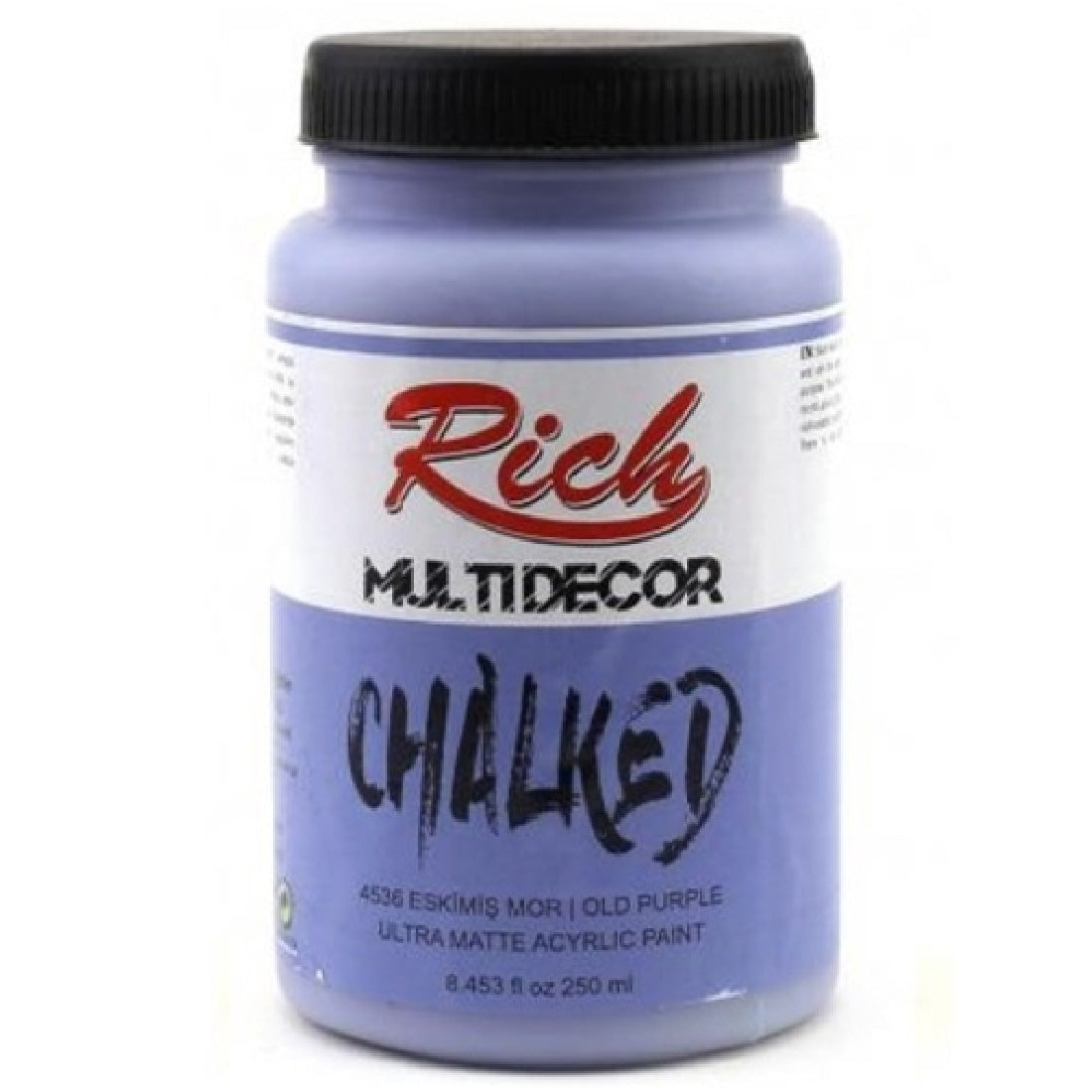 Rich Multi Decor Chalked Eskimiş Mor Akrilik Boya - Sanatsal Hobi ve Dekorasyon Boyası
