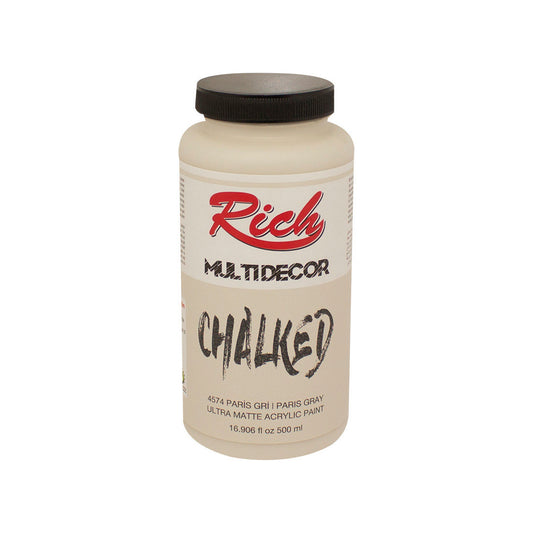 Rich Multi Decor Chalked Paris Gri 500 cc Akrilik Boya - Hobi, Sanatsal ve Dekorasyon Boyası