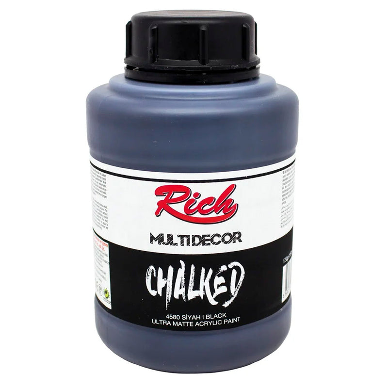 Rich Multi Decor Chalked Siyah 1750 gr Akrilik Boya - Sanatsal Hobi ve Dekorasyon Boyası
