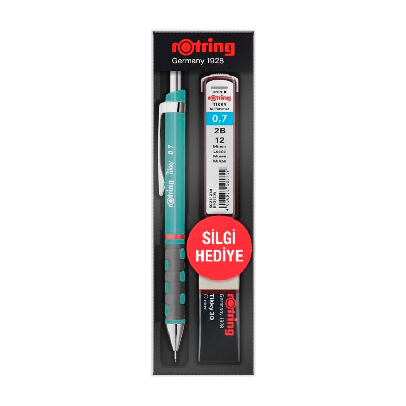 Rotring Tikky 0.7 Mm. Deniz Mavisi Versatil Okul Seti 221384