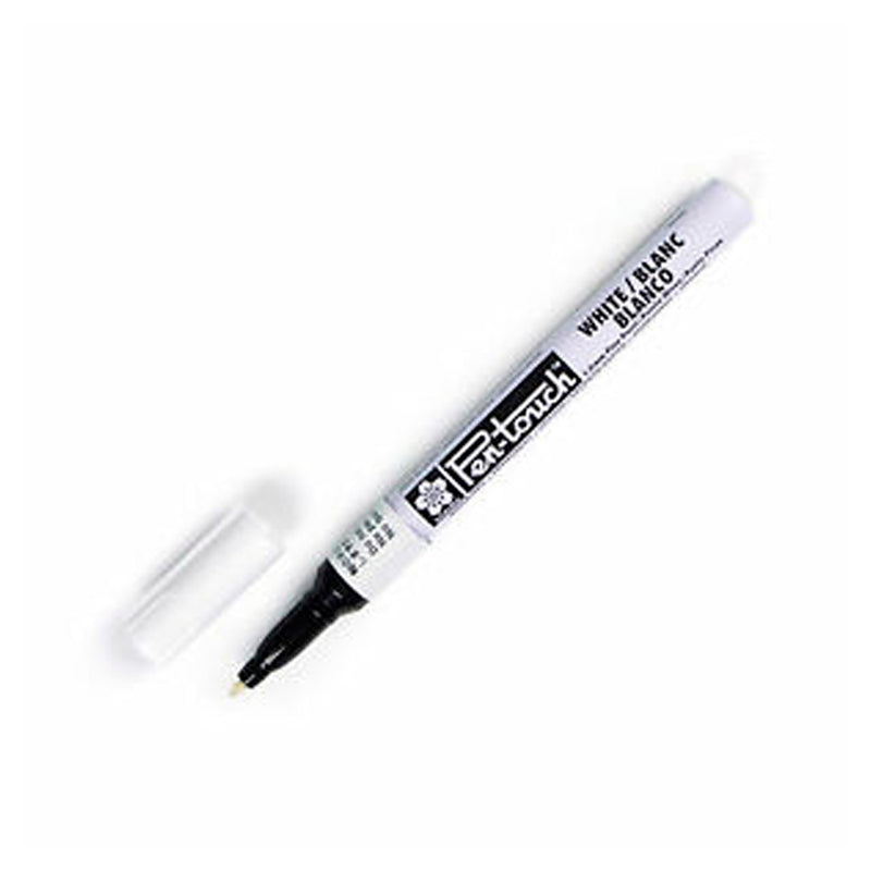 Sakura Pen-Touch 1.0 mm Beyaz Marker Kalem - Sanat, Çizim ve El İşi İçin Kalıcı Marker