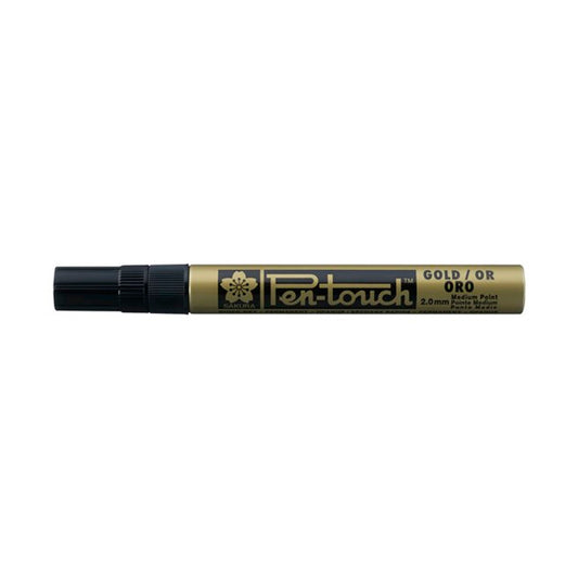 Sakura Pen-Touch Altın 2,0 mm Kaligrafi Kalemi - Sanatsal Çizim, Yazı Sanatı ve Hobi Kalemi