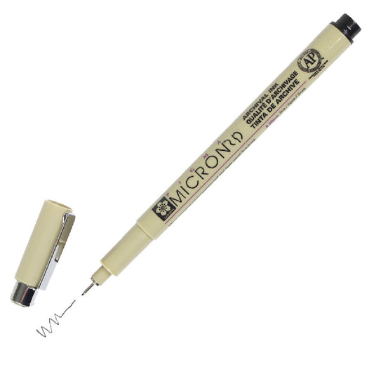 Sakura Pigma Micron Siyah 0,3mm Çizim Kalemi - Eskiz, Teknik Çizim ve İllüstrasyon Kalemi