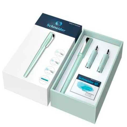 Schneider Callissima Calligraphy Mint Yeşili Dolma Kalem Seti - Hediyelik, İmza ve Yumuşak Yazım Kalemi