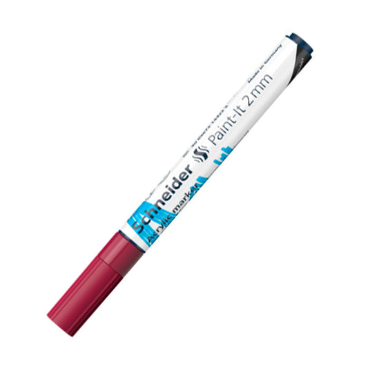 Schneider Paint-İt 2 mm Bordo Marker Kalem - Sanat, Çizim ve Boyama Kalemi