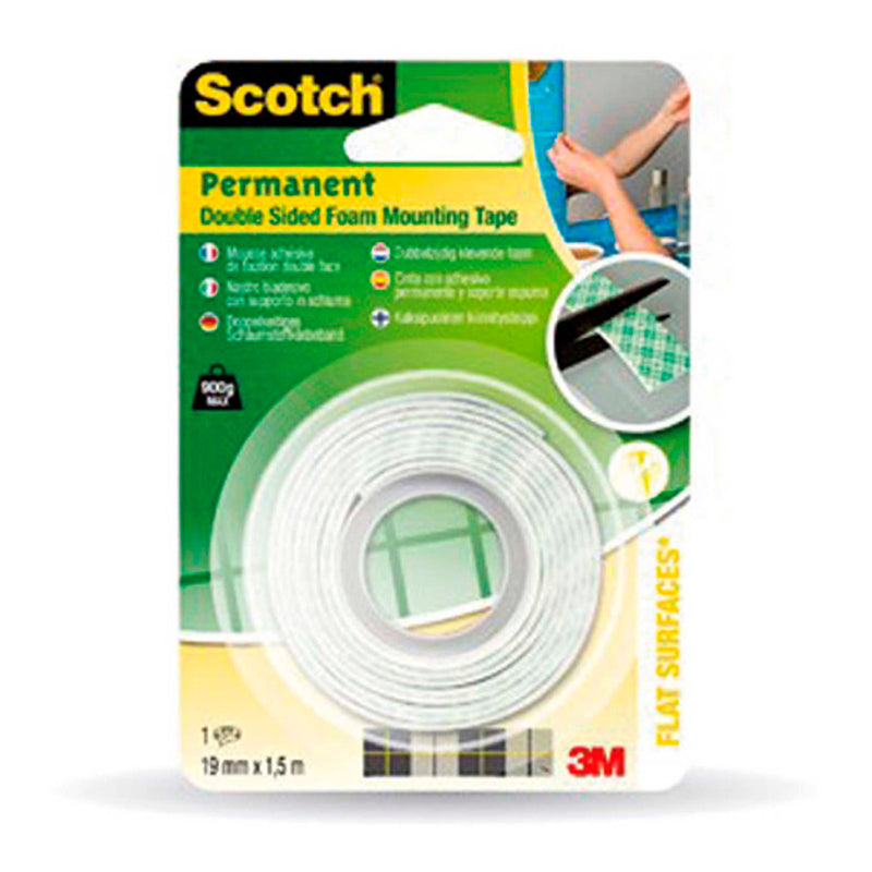 Scotch 3M 19mmx1,5mm Çift Taraflı Bant 110