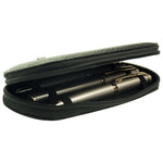 Scrikss Hakiki Deri Toscana Siyah 3'lü Kalemlik - Prestijli, Koruyucu ve Hediyelik Ofis Kalemliği