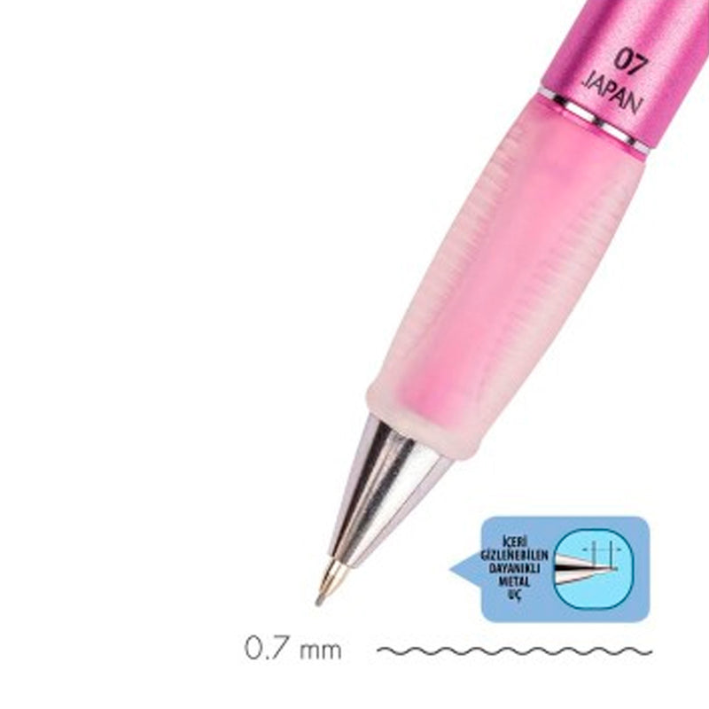 Serve Deep Metalik Pembe Mekanik Kurşun Kalem