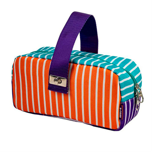 Serve S-Case Kilitli Çizgili Unisex Kalem Kutusu