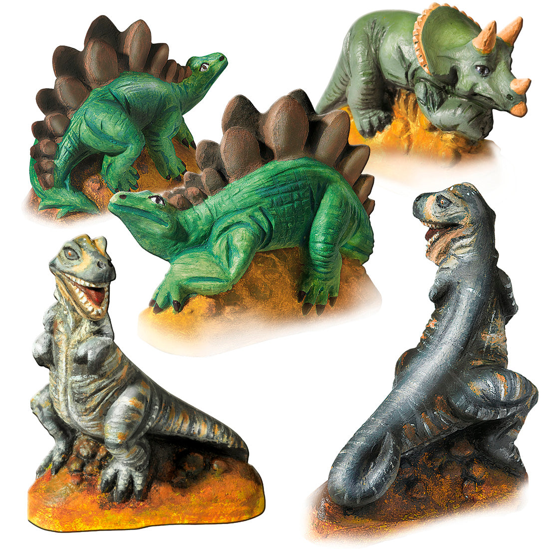 Ses Hobi Set Alçı Dinozor Boyama S00001406