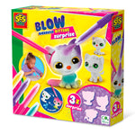 Ses Hobi Set Boya Üfleme Kalemli Kedicik Yıkanabilir S00014334