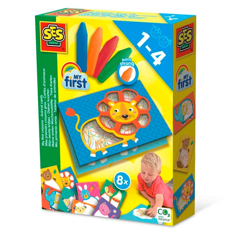 Ses Hobi Set Ilk Boyama Kalemlerim Ve Hayvan Kartları S00014404