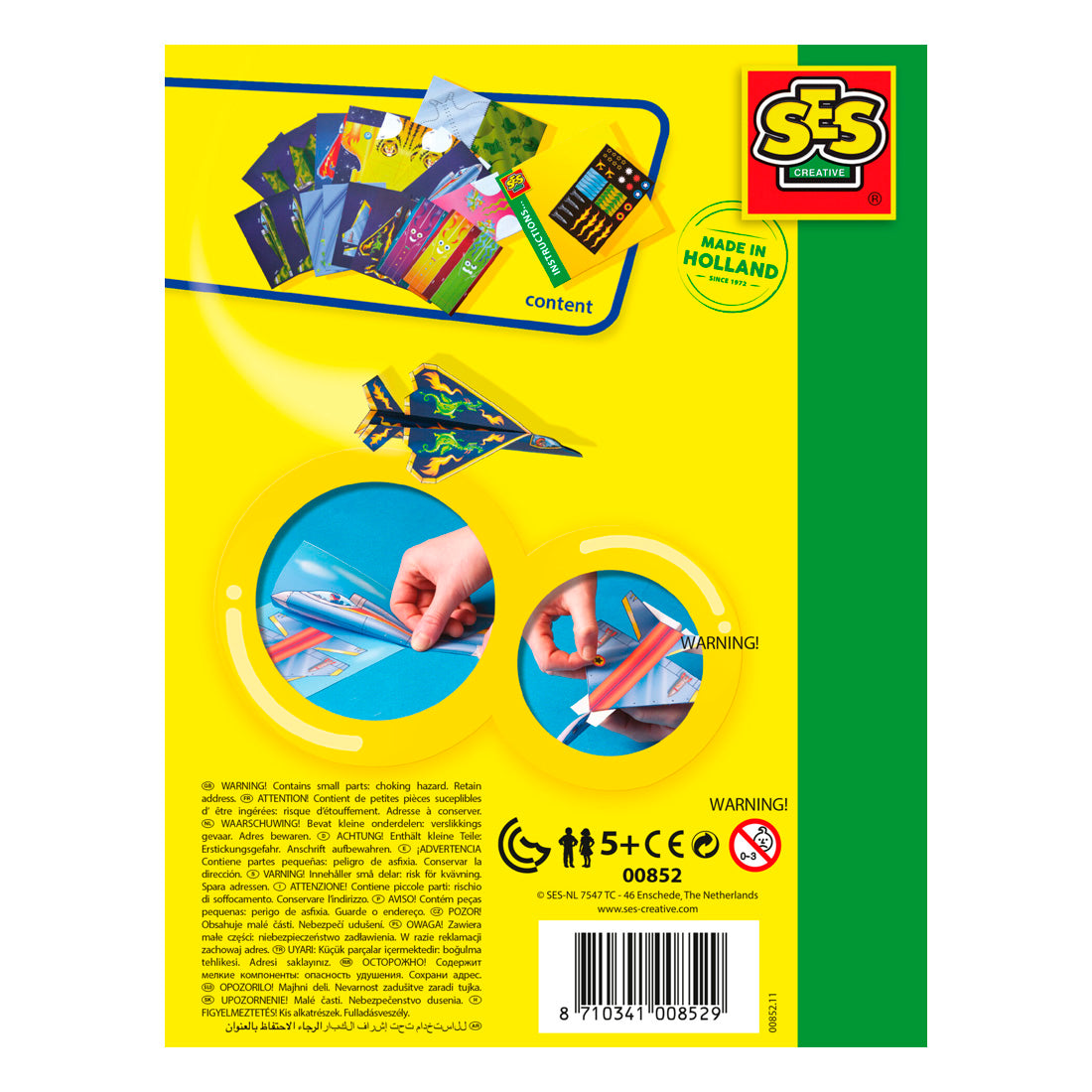 Ses Hobi Set Uçak Yapımı Kağit S00000852