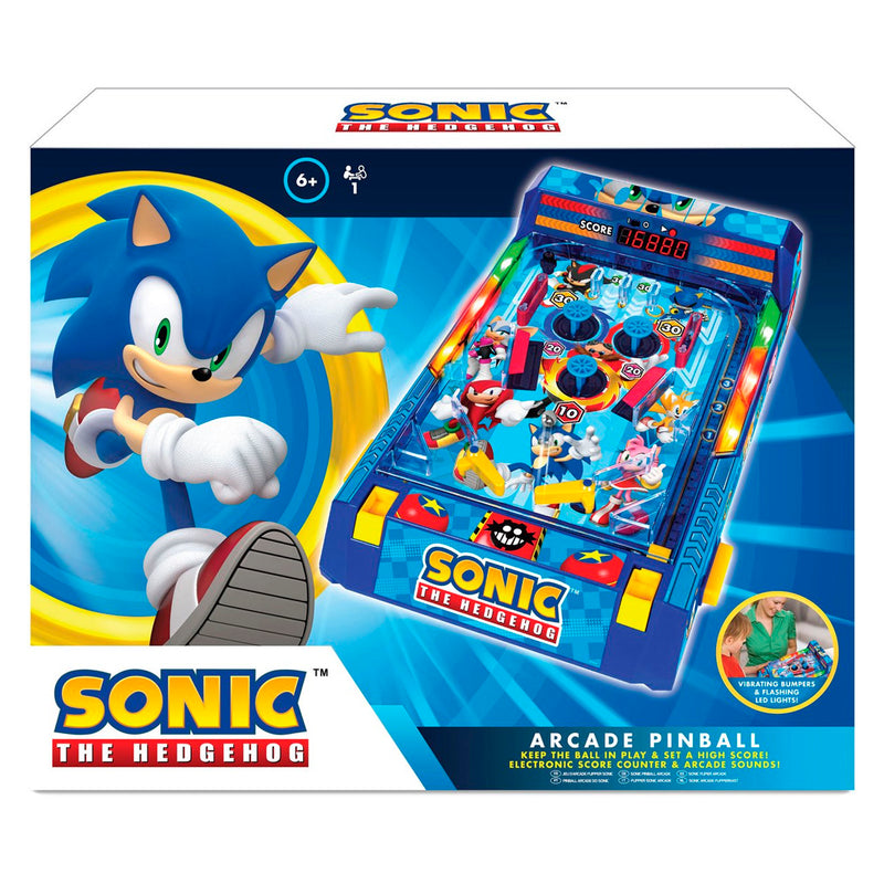 Sesli ve Işıklı Sonic Masaüstü Arcade Pinball Premium Seri S02030083