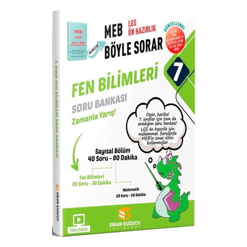 Sinan Kuzucu Yayınları 7. Sınıf Fen Bilimleri Soru Bankası