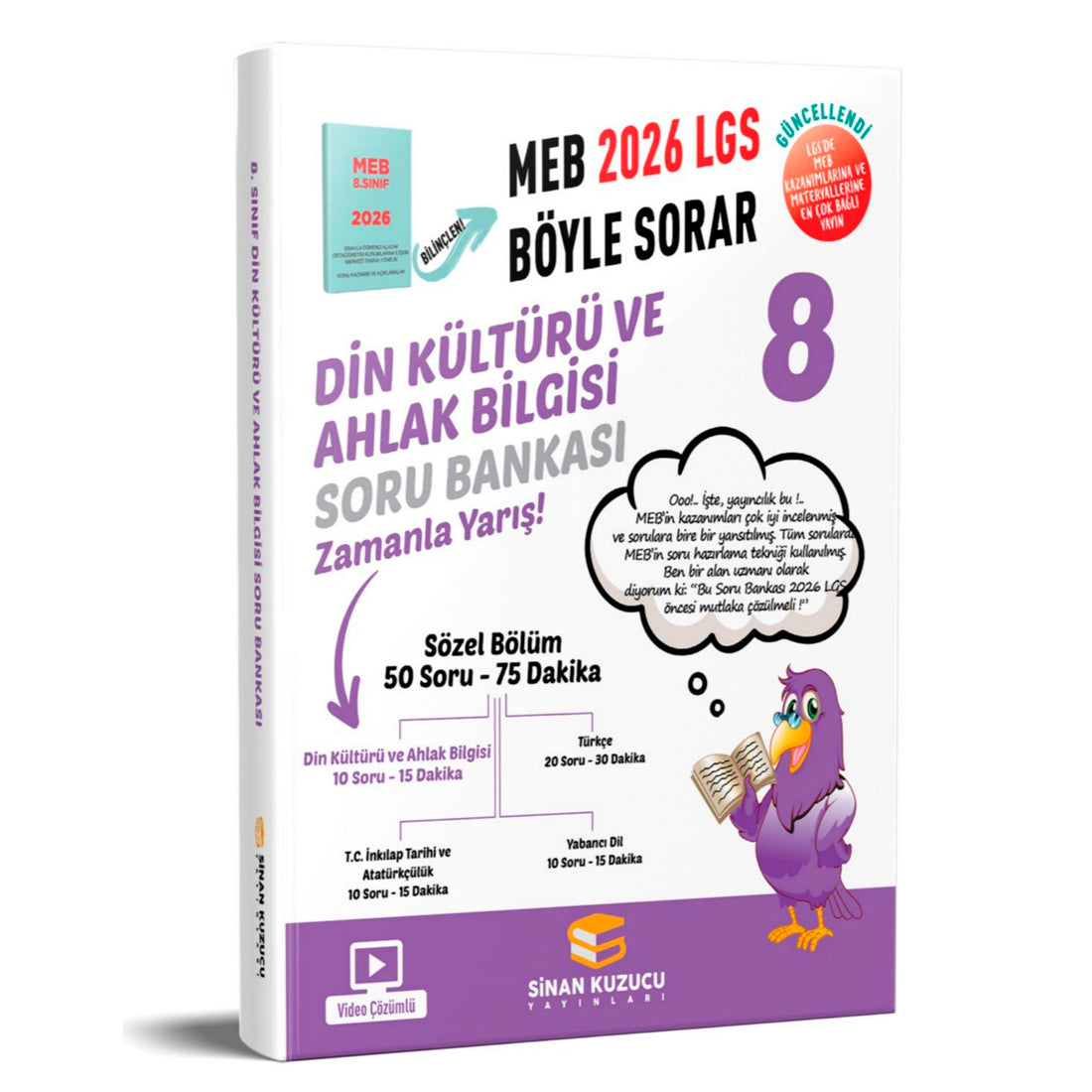 Sinan Kuzucu Yayınları 8. Sınıf Din Kültürü ve Ahlak Bilgisi Soru Bankası