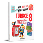 Sinan Kuzucu Yayınları 8. Sınıf LGS Türkçe Tematik Soru Bankası