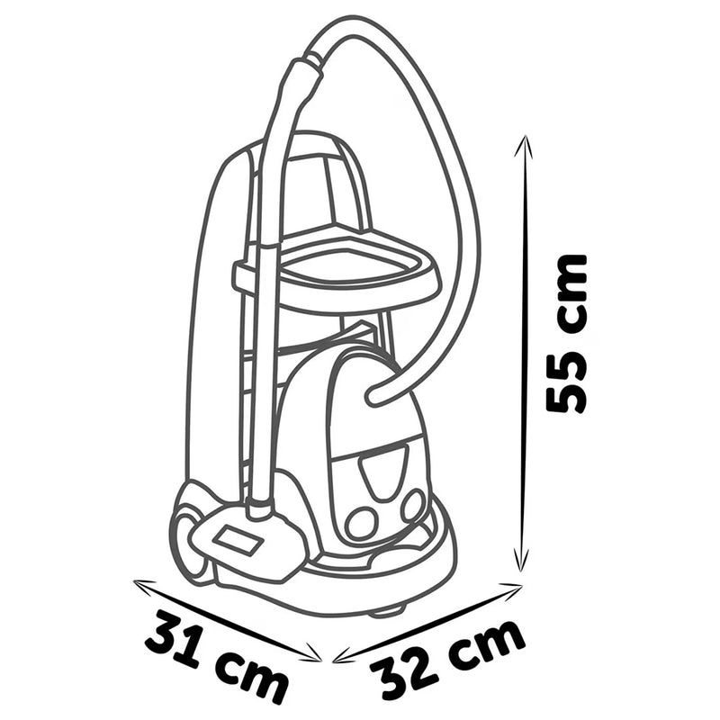 Smoby Cleaning Trolley-Vacuum Cleaner 330316